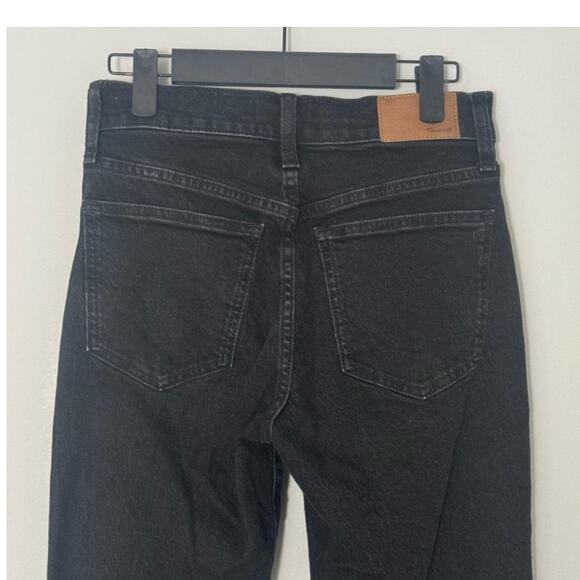 NWOT Madewell The MId-Rise Perfect Vintage Jeans in Clean Black Wash Size 25 - Picture 15 of 16
